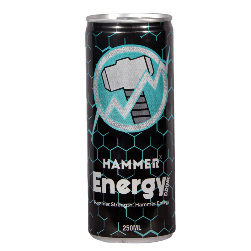 XOTIK Hammer Energy Can - Combo of 8 Energy Drinks | 250ML Each